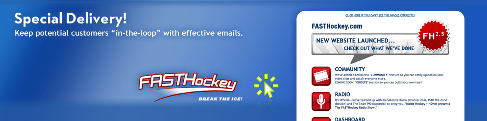 Featured Awethentik Project :: FASTHockey Email Campaign